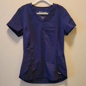 GREY'S ANATOMY BARCO SPANDEX STRETCH SCRUBS, (1) TOP  PLUS (2) JOGGERS SIZE XXS